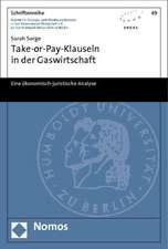 Take-or-Pay-Klauseln in der Gaswirtschaft