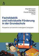 Fachdidaktik und individuelle Förderung in der Grundschule