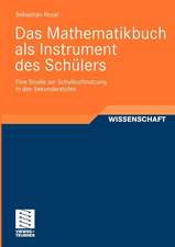 Das Mathematikbuch als Instrument des Schülers