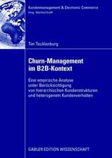 Churn-Management im B2B-Kontext: Eine empirische Analyse unter besonderer Berücksichtung von hierarchischen Kundenstrukturen und heterogenem Kundenverhalten