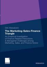 The Marketing-Sales-Finance Triangle: An Empirical Investigation of Finance-Related Interactions & Managerial Challenges Among Marketing, Sales, and Finance Actors