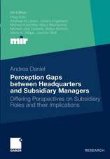 Perception Gaps between Headquarters and Subsidiary Managers: Differing Perspectives on Subsidiary Roles and their Implications