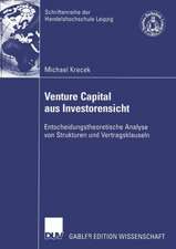 Venture Capital aus Investorensicht: Entscheidungstheoretische Analyse von Strukturen und Vertragsklauseln