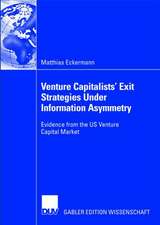 Venture Capitalists' Exit Strategies under Information Asymmetry: Evidence from the US Venture Capital Market