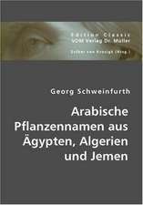 Arabische Pflanzennamen aus Ägypten, Algerien und Jemen