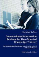 Concept-Based Information Retrieval for User-Oriented Knowledge Transfer