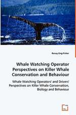 Whale Watching Operator Perspectives on Killer Whale Conservation and Behaviour