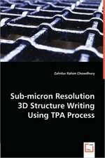 Sub-micron Resolution 3D Structure Writing Using TPA Process