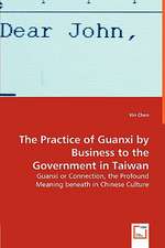 The Practice of Guanxi by Business to the Government in Taiwan