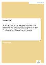 Analyse Und Verbesserungsansatze Im Rahmen Des Qualitatsmanagements Der Fertigung Bei Firma Mustermann: Frank McGuinness - Anne Devlin - Roddy Doyle - Vincent Woods