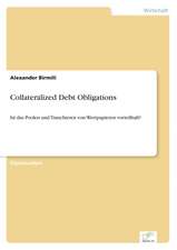 Collateralized Debt Obligations