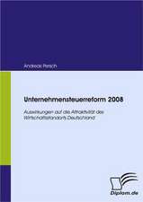 Unternehmensteuerreform 2008