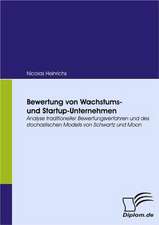 Bewertung Von Wachstums- Und Startup-Unternehmen