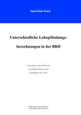 Unterschiedliche Lohnpfändungsberechnungen in der BRD