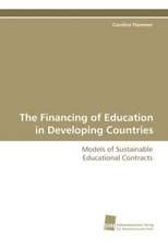 The Financing of Education in Developing Countries