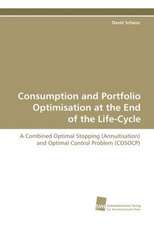 Consumption and Portfolio Optimisation at the End of the Life-Cycle