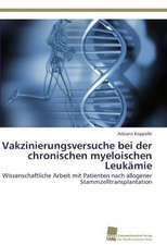 Vakzinierungsversuche Bei Der Chronischen Myeloischen Leukamie: An Alternative Succession Route for Family Firms