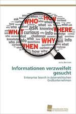 Informationen Verzweifelt Gesucht