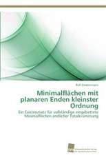 Minimalflachen Mit Planaren Enden Kleinster Ordnung: Trimerbildung & Funktion