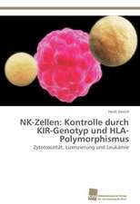 NK-Zellen: Kontrolle Durch Kir-Genotyp Und HLA-Polymorphismus