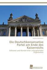 Die Deutschkonservative Partei Am Ende Des Kaiserreichs: Measurement and Source Allocation