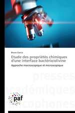 Etude des propriétés chimiques d'une interface bactérie/olivine