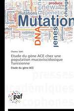 Etude du gène ACE chez une population mucoviscidosique Tunisienne