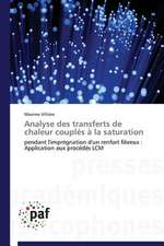 Analyse des transferts de chaleur couplés à la saturation