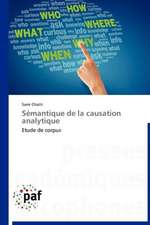 Sémantique de la causation analytique