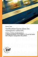 Tarification basse dans les transports collectifs