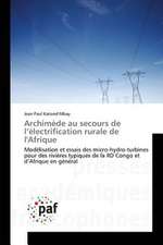 Archimède au secours de l¿électrification rurale de l'Afrique