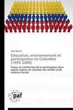 Éducation, environnement et participation en Colombie (1995-2000)