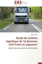 Etude Du Schema Logistique de 