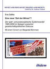 Zabka, E: Eine neue ¿Zeit der Wirren