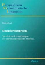 Huck, K: Stacheldrahtsprache