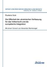 Vovk, R: Offenheit der ukrainischen Verfassung für das Völke