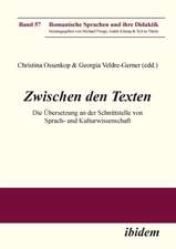 Agnetta, M: Zwischen den Texten. Die Übersetzung an der Schn