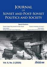 Journal of Soviet and Post-Soviet Politics and Society