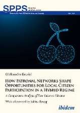 How Patronal Networks Shape Opportunities for Local Citizen Participation in a Hybrid Regime