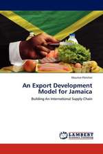 An Export Development Model for Jamaica