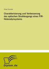 Charakterisierung und Verbesserung des optischen Strahlengangs eines FIR-Heterodynsystems