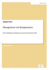 Management von Kompetenzen