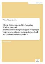 Global Entrepreneurship: Neuartige Wachstums- und Internationalisierungsstrategien von jungen Unternehmen in der Informationstechnik und im Dienstleistungssektor