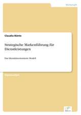 Strategische Markenführung für Dienstleistungen