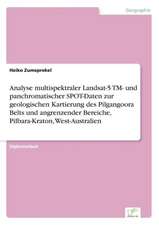 Analyse multispektraler Landsat-5 TM- und panchromatischer SPOT-Daten zur geologischen Kartierung des Pilgangoora Belts und angrenzender Bereiche, Pilbara-Kraton, West-Australien