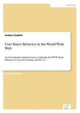 User Buyer Behavior in the World Wide Web