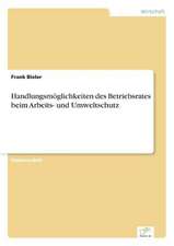 Handlungsmöglichkeiten des Betriebsrates beim Arbeits- und Umweltschutz