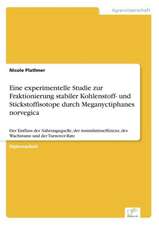 Eine experimentelle Studie zur Fraktionierung stabiler Kohlenstoff- und Stickstoffisotope durch Meganyctiphanes norvegica