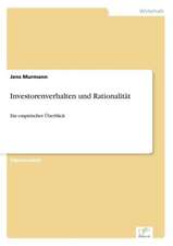 Investorenverhalten und Rationalität