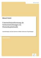 Unternehmensberatung ALS Sortiereinrichtungen Im Humankapitalmarkt